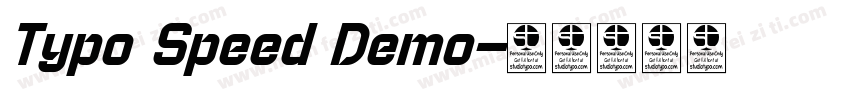 Typo Speed Demo字体转换